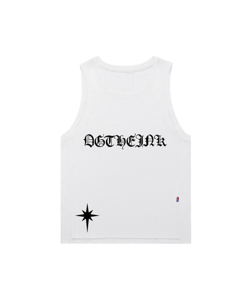 HANG OUTの「X タトゥーイズム オジダインク スリーブレス (ホワイト)(Tシャツ/カットソー・メンズ・ホワイト・MEDIUM/LARGE/X-LARGE)」の1枚目の写真
