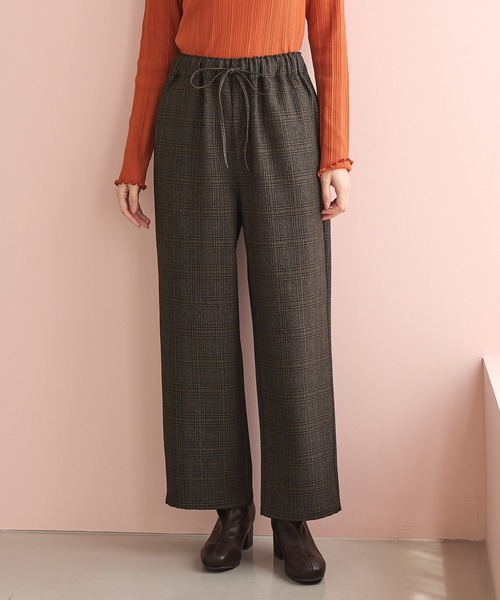 Honeys(ハニーズ)の「チェック柄パンツ(股下69cm)(その他パンツ・レディース・ブラウン系その他2/ブラウン系その他3/グレー系その他2・S/L/LL/M)」の20枚目の写真