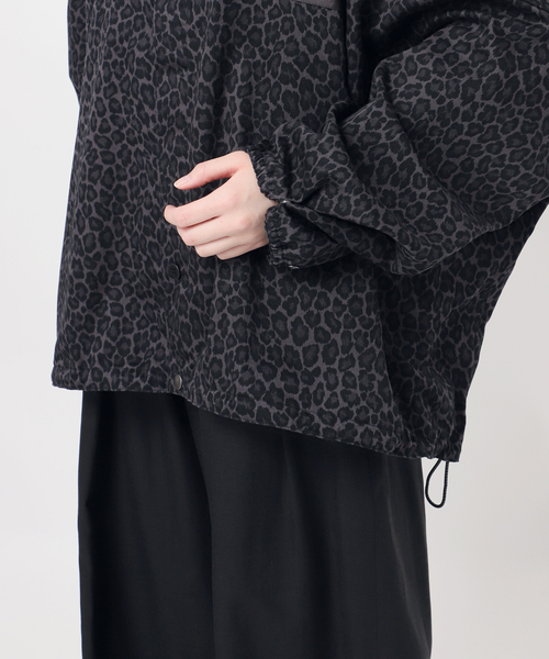 journal standard L'essage（ジャーナルスタンダードレサージュ）の「《追加2》ILL ONE EIGHTY/イル ワンエイティ 別注LEOPARDショートブルゾン（その他アウター・レディース・その他6/チャコールグレー・FREE）」の16枚目の写真