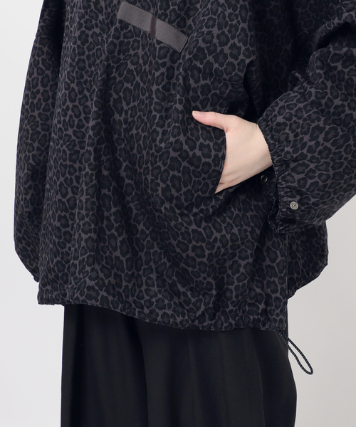 journal standard L'essage（ジャーナルスタンダードレサージュ）の「《追加2》ILL ONE EIGHTY/イル ワンエイティ 別注LEOPARDショートブルゾン（その他アウター・レディース・その他6/チャコールグレー・FREE）」の12枚目の写真
