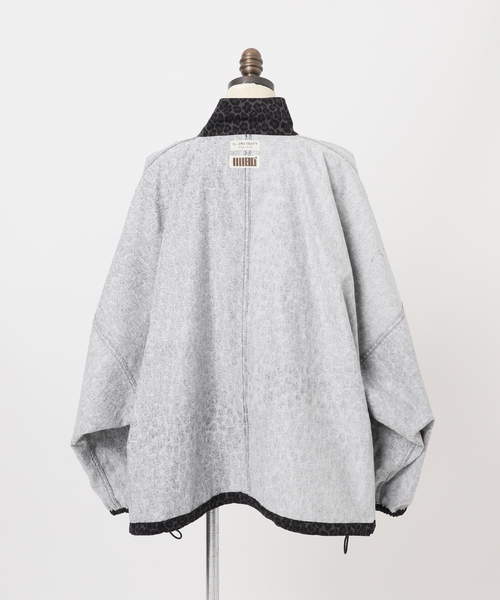 journal standard L'essage（ジャーナルスタンダードレサージュ）の「《追加2》ILL ONE EIGHTY/イル ワンエイティ 別注LEOPARDショートブルゾン（その他アウター・レディース・その他6/チャコールグレー・FREE）」の8枚目の写真