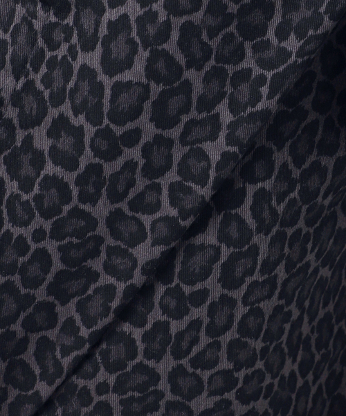 journal standard L'essage（ジャーナルスタンダードレサージュ）の「《追加2》ILL ONE EIGHTY/イル ワンエイティ 別注LEOPARDショートブルゾン（その他アウター・レディース・その他6/チャコールグレー・FREE）」の6枚目の写真