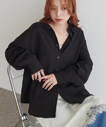 【WEB限定】バックスリットリボンシャツ