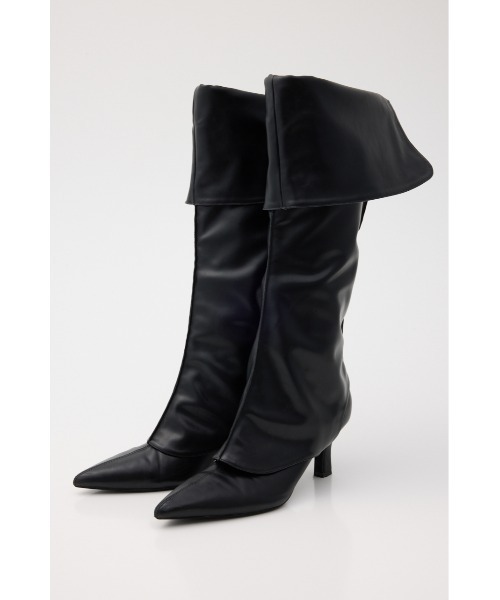 SLY(スライ)の「2P LONG BOOTS ツーピーロングブーツ 秋服 セット(ブーツ・レディース・ベージュ/ブラック・LARGE/MEDIUM/SMALL)」の10枚目の写真