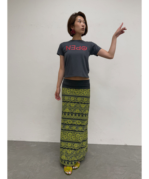 Oriens JOURNAL STANDARD（オリエンス ジャーナルスタンダード）の「コングラチュレーションズTee（Tシャツ/カットソー・レディース・ライトグレー/パープル/カーキ・FREE）」の13枚目の写真