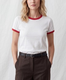 【T23】【US BLANKS/ユーエス ブランクス】LADIES CLASSIC RINGER T-SHIRTS A-US609