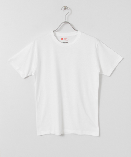 URBAN RESEARCH(アーバンリサーチ)の「Hanes Japan Fit 2P T-SHIRTS(Tシャツ/カットソー・メンズ・ホワイト×ブラック・MEDIUM/SMALL/LARGE)」の2枚目の写真