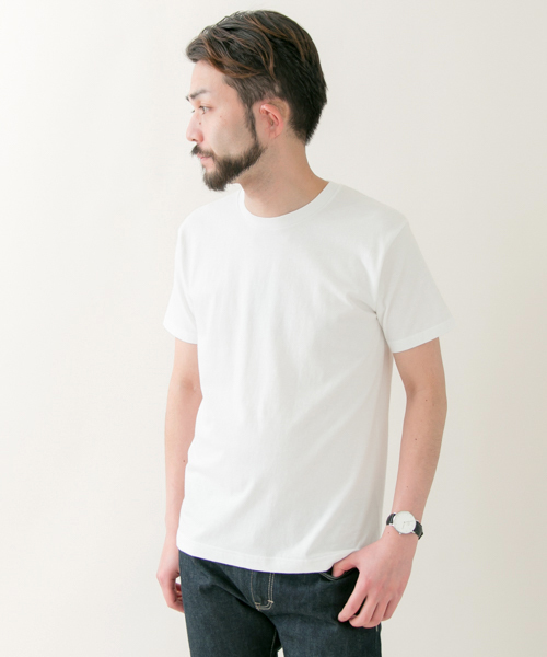 URBAN RESEARCH(アーバンリサーチ)の「Hanes Japan Fit 2P T-SHIRTS(Tシャツ/カットソー・メンズ・ホワイト×ブラック・MEDIUM/SMALL/LARGE)」の3枚目の写真