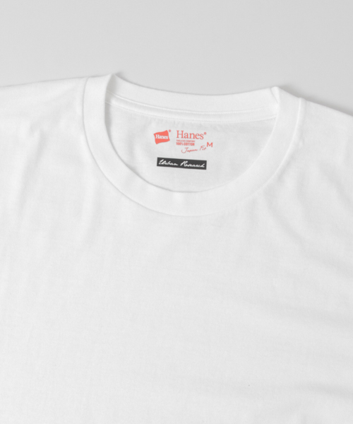 URBAN RESEARCH(アーバンリサーチ)の「Hanes Japan Fit 2P T-SHIRTS(Tシャツ/カットソー・メンズ・ホワイト×ブラック・MEDIUM/SMALL/LARGE)」の6枚目の写真