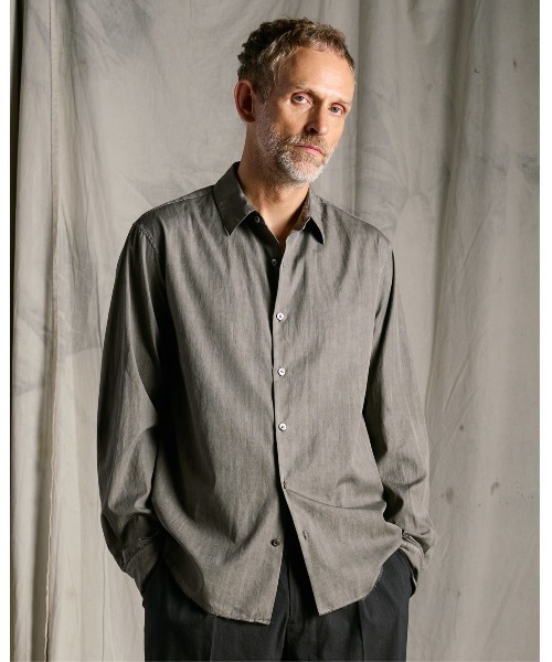 wjk(ダヴルジェイケイ)の「premium cotton broad regular shirt(シャツ/ブラウス・メンズ・ブラック/ホワイト/グレー・MEDIUM/SMALL/X-LARGE/LARGE)」の3枚目の写真