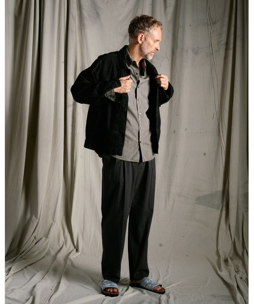 wjk(ダヴルジェイケイ)の「premium cotton broad regular shirt(シャツ/ブラウス・メンズ・ブラック/ホワイト/グレー・MEDIUM/SMALL/X-LARGE/LARGE)」の8枚目の写真