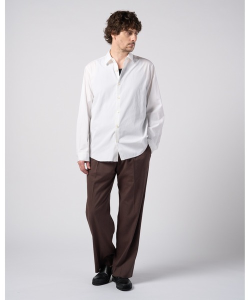 wjk(ダヴルジェイケイ)の「premium cotton broad regular shirt(シャツ/ブラウス・メンズ・ブラック/ホワイト/グレー・MEDIUM/SMALL/X-LARGE/LARGE)」の10枚目の写真