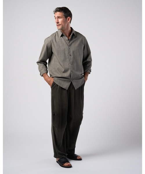 wjk(ダヴルジェイケイ)の「premium cotton broad regular shirt(シャツ/ブラウス・メンズ・ブラック/ホワイト/グレー・MEDIUM/SMALL/X-LARGE/LARGE)」の18枚目の写真