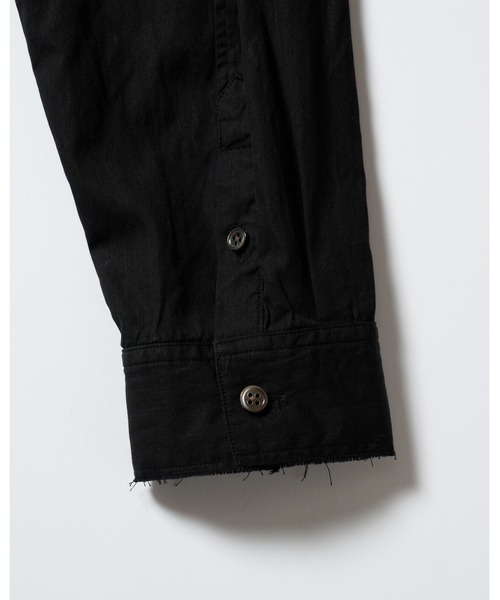 wjk(ダヴルジェイケイ)の「premium cotton broad regular shirt(シャツ/ブラウス・メンズ・ブラック/ホワイト/グレー・MEDIUM/SMALL/X-LARGE/LARGE)」の4枚目の写真