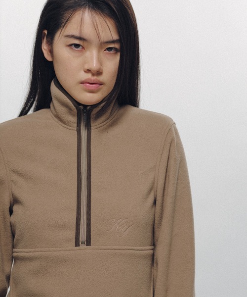 KEISUKEYOSHIDA（ケイスケヨシダ）の「Strict Fleece Shirt（その他トップス・レディース・ベージュ/ネイビー/エメラルドブルー・S/M）」の19枚目の写真