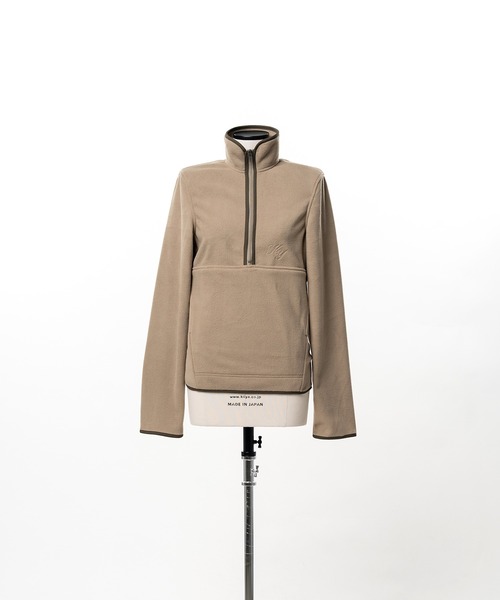 KEISUKEYOSHIDA（ケイスケヨシダ）の「Strict Fleece Shirt（その他トップス・レディース・ベージュ/ネイビー/エメラルドブルー・S/M）」の9枚目の写真