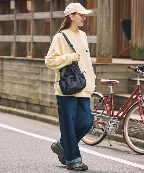 GERRY(ジェリー)の「<撥水>GERRY / ジェリー 別注 巾着 2wayショルダーバッグ【THE CRAFT CREW PRODUCTS】(ショルダーバッグ・レディース・アイボリー/ブラック/ダークグレー・FREE)」の14枚目の写真