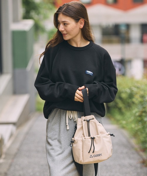 GERRY(ジェリー)の「<撥水>GERRY / ジェリー 別注 巾着 2wayショルダーバッグ【THE CRAFT CREW PRODUCTS】(ショルダーバッグ・レディース・アイボリー/ブラック/ダークグレー・FREE)」の17枚目の写真
