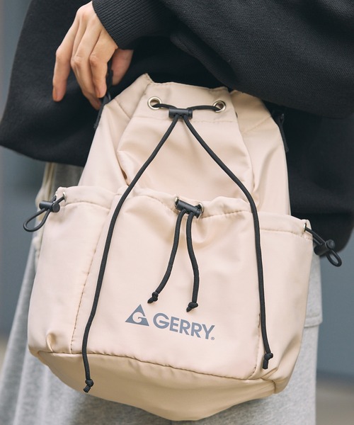 GERRY(ジェリー)の「<撥水>GERRY / ジェリー 別注 巾着 2wayショルダーバッグ【THE CRAFT CREW PRODUCTS】(ショルダーバッグ・レディース・アイボリー/ブラック/ダークグレー・FREE)」の19枚目の写真