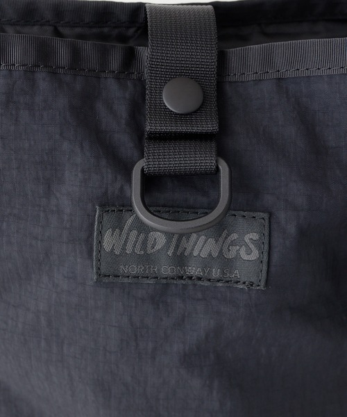 WILD THINGS（ワイルドシングス）の「米軍ラジオバッグモチーフ【WILD THINGS】STORAGE SHOULDER M リップストップナイロン ショルダーバッグ（ショルダーバッグ・レディース・ブラック/ベージュ/カーキ・ONE SIZE）」の4枚目の写真