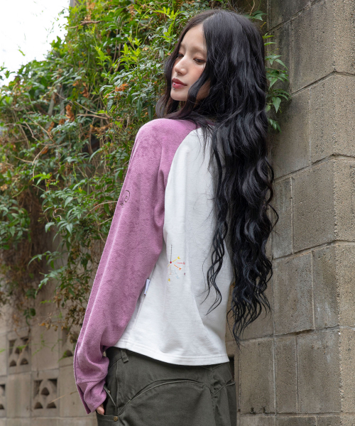 RuNaKi'Hu'(ルナキフ)の「WXT091 セイラン ラグランロングスリーブ (WHITE)(Tシャツ/カットソー・レディース・その他・1/2)」の2枚目の写真