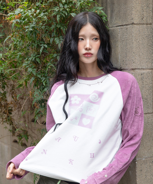 RuNaKi'Hu'(ルナキフ)の「WXT091 セイラン ラグランロングスリーブ (WHITE)(Tシャツ/カットソー・レディース・その他・1/2)」の3枚目の写真