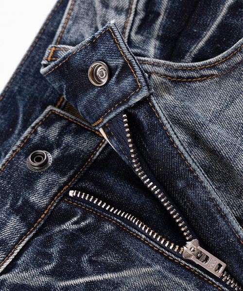 SUPPLIER(サプライヤー)の「SUPPLIER-Multiple Cross Leather Patch Baggy Denim(デニムパンツ・メンズ・ブルー/ブラック・FREE)」の15枚目の写真