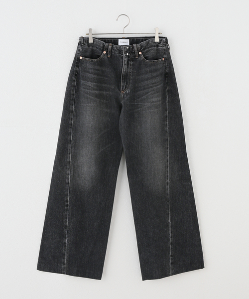 TANAKA(タナカ)の「【TANAKA / タナカ】BOY JEAN TROUSERS(デニムパンツ・レディース・ブラック・27/26)」の1枚目の写真
