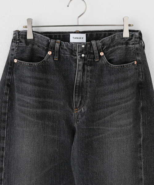 TANAKA(タナカ)の「【TANAKA / タナカ】BOY JEAN TROUSERS(デニムパンツ・レディース・ブラック・27/26)」の3枚目の写真