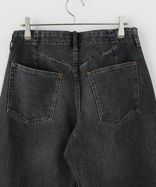 TANAKA(タナカ)の「【TANAKA / タナカ】BOY JEAN TROUSERS(デニムパンツ・レディース・ブラック・27/26)」の4枚目の写真