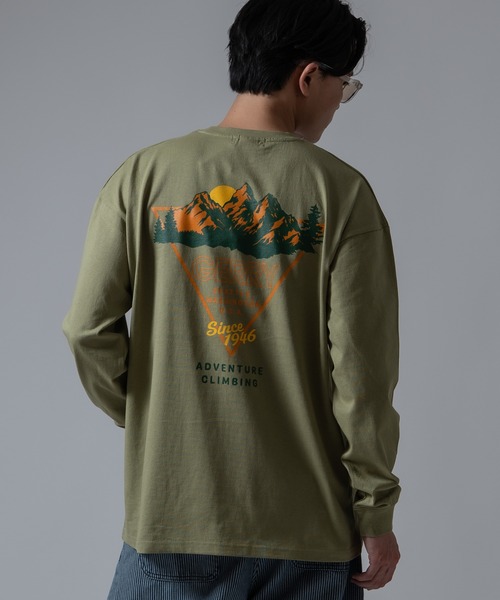 GERRY(ジェリー)の「【GERRY】別注プリント 長袖Tシャツ(Tシャツ/カットソー・メンズ・ブラック系1/ホワイト系1/ホワイト系3/ホワイト系2/カーキ系2/カーキ系1/ブラック系3/ブラック系2・SMALL/MEDIUM/X-LARGE/LARGE)」の8枚目の写真