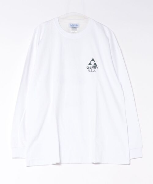 GERRY(ジェリー)の「【GERRY】別注プリント 長袖Tシャツ(Tシャツ/カットソー・メンズ・ブラック系1/ホワイト系1/ホワイト系3/ホワイト系2/カーキ系2/カーキ系1/ブラック系3/ブラック系2・SMALL/MEDIUM/X-LARGE/LARGE)」の9枚目の写真