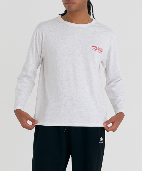 AIRIT(アイリット)の「ルーズフィット エッセンシャル LS AM1239 MEL(Tシャツ/カットソー・メンズ・グレー・X-LARGE/XX-LARGE/XXX-LARGE)」の1枚目の写真