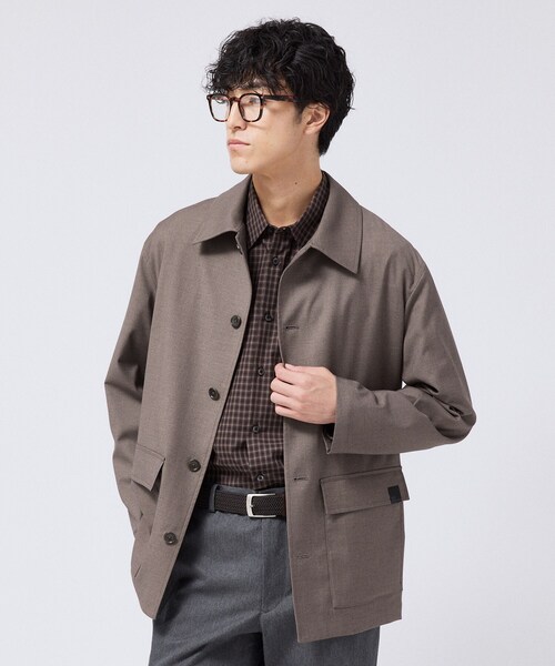 TAKEO KIKUCHI（タケオキクチ）の「ストレッチカバーオール（ブルゾン・メンズ・ブラウン系その他/ブラック・03/02）」の2枚目の写真