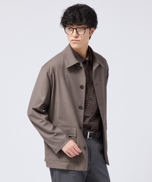 TAKEO KIKUCHI（タケオキクチ）の「ストレッチカバーオール（ブルゾン・メンズ・ブラウン系その他/ブラック・03/02）」の6枚目の写真