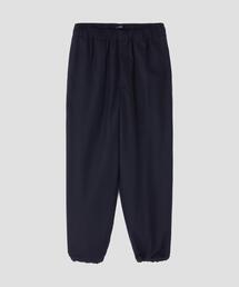 YLEVE / SUPER120's WOOL FLANNEL EASY TROUSERS