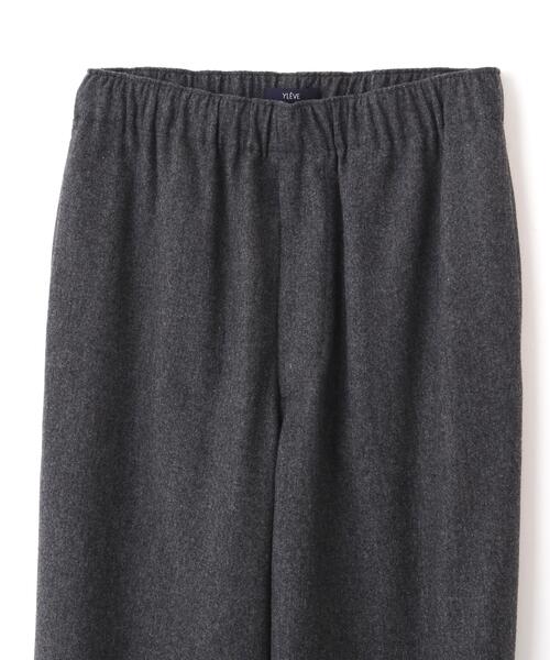 YLEVE（イレーヴ）の「YLEVE / SUPER120's WOOL FLANNEL EASY TROUSERS（その他パンツ・レディース・ネイビー/グレー・1/2）」の13枚目の写真