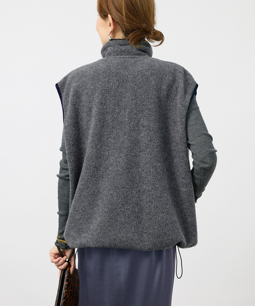 INSCRIRE(アンスクリア)の「INSCRIRE アンスクリア Fleese Vest(ブルゾン・レディース・グレー・SMALL)」の6枚目の写真