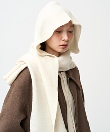 ORCIVAL（オーシバル）の「ORCIVAL | ウールジャージー ニットスカーフフーディ UNISEX（マフラー）」