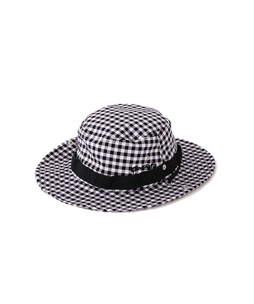 BEAMS BOY(ビームスボーイ)の「FUNAGOYA / PRINT HAT 16SS(ハット・レディース・ブラック/ブルー・ONE SIZE)」の3枚目の写真
