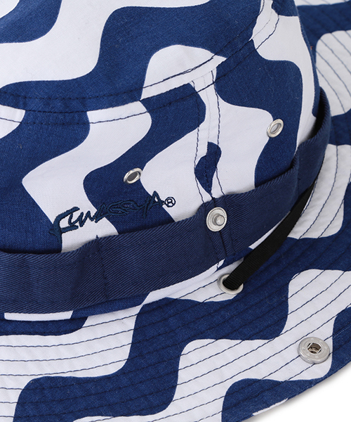 BEAMS BOY(ビームスボーイ)の「FUNAGOYA / PRINT HAT 16SS(ハット・レディース・ブラック/ブルー・ONE SIZE)」の8枚目の写真