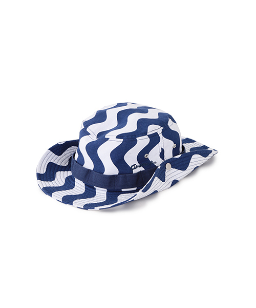BEAMS BOY(ビームスボーイ)の「FUNAGOYA / PRINT HAT 16SS(ハット・レディース・ブラック/ブルー・ONE SIZE)」の9枚目の写真