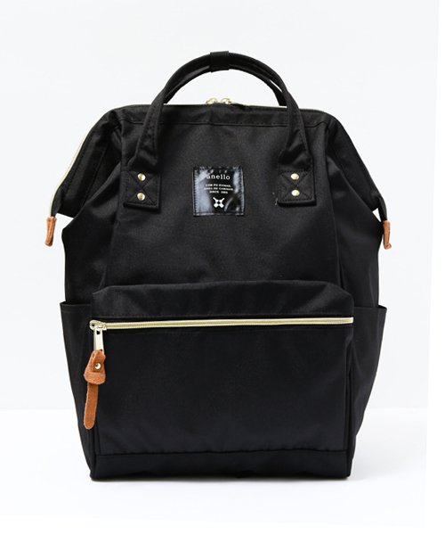 anello(アネロ)の「【anello】アネロ スクエアリュック(バックパック/リュック・レディース・ブラック/ネイビー/キャメル/マルチ・FREE)」の2枚目の写真