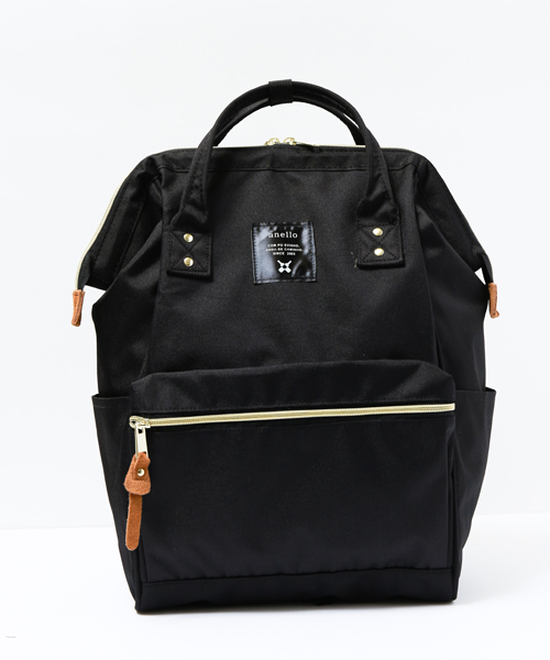 anello(アネロ)の「【anello】アネロ スクエアリュック(バックパック/リュック・レディース・ブラック/ネイビー/キャメル/マルチ・FREE)」の6枚目の写真
