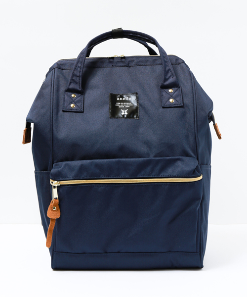 anello(アネロ)の「【anello】アネロ スクエアリュック(バックパック/リュック・レディース・ブラック/ネイビー/キャメル/マルチ・FREE)」の8枚目の写真