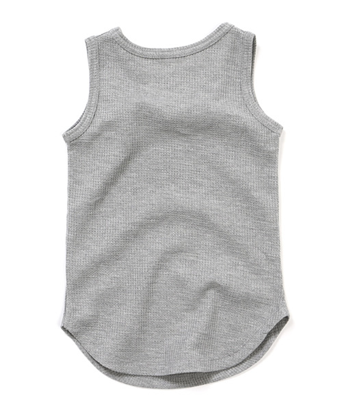 GLOBAL WORK（グローバルワーク）の「キッズ【吸水速乾】ワッフルロングタンク/724383（Tシャツ/カットソー・キッズ・ホワイト/グレー・SMALL/LARGE/MEDIUM/X-LARGE）」の5枚目の写真