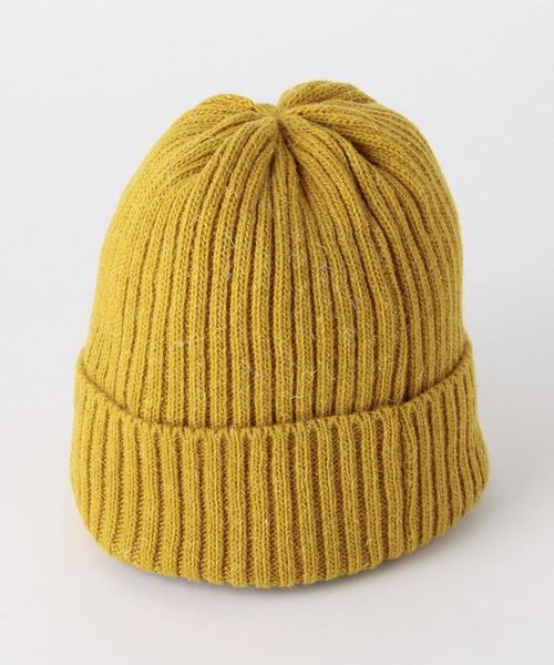 coen（コーエン）の「カラーリブワッチ（ニットキャップ/ビーニー・レディース・オフホワイト/ワインレッド/マスタード/ターコイズブルー・FREE）」の7枚目の写真