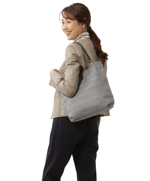 ⭐️SAZABY⭐️サザビー 大容量トートバッグ グレー/ブラウン 楽天市場】サザビー（バッグ・小物・ブランド雑貨）の通販