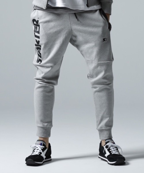 STARTER BLACK LABEL（スターターブラックレーベル）の「STARTER BLACK LABEL　スムーススウェットパンツ（その他パンツ・メンズ・ブラック/グレー・L/M）」の2枚目の写真
