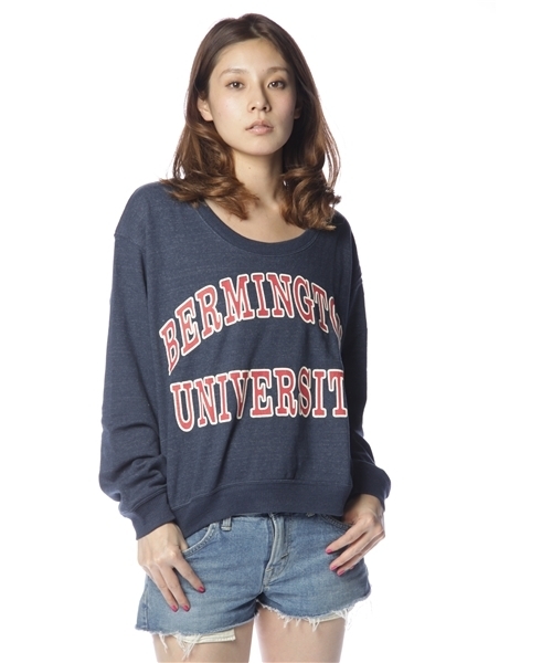 Chico（チコ）の「ｶﾚｯｼﾞﾘﾊﾞｰｽスウェット（スウェット・レディース・オートミール/グリーン/ワインレッド/ネイビー・FREE）」の3枚目の写真